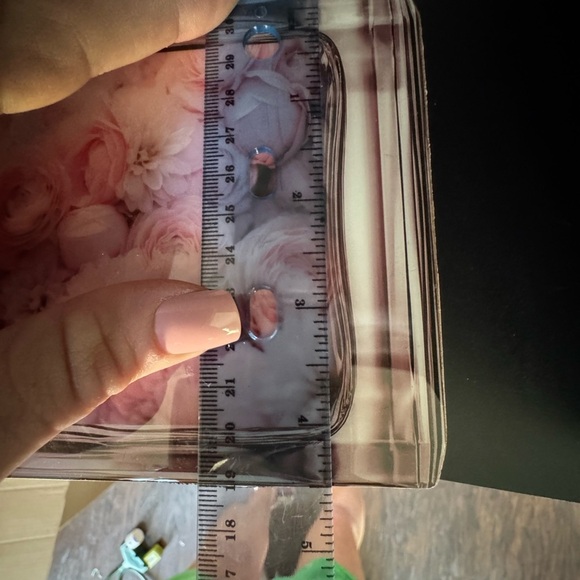 Floral Perfume Wall Decor Set of 3- Height 7in x4.5 - Picture 6 of 6